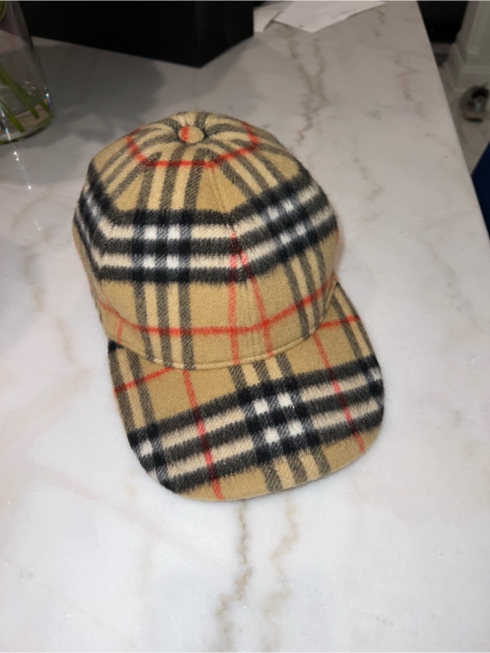 Burberry Wool Baseball Cap